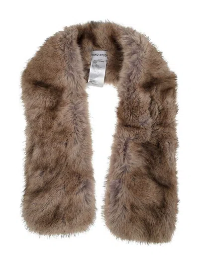 STAND STUDIO STAND STUDIO LONE FAUX FUR SCARF