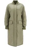 Stand Studio Olive Green Nylon Abbie Padded Jacket In Green