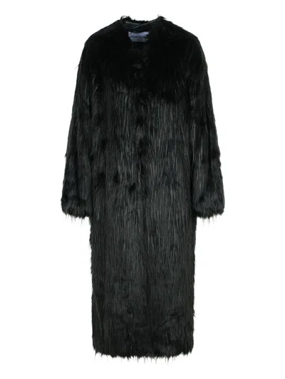 STAND STUDIO LONG 'CAROLINA' FAUX FUR COAT STAND STUDIO