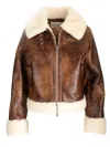 STAND STUDIO LORELLE FAUX SHEEPSKIN JACKET