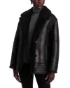 Stand Studio Louisa Faux Shearling Jacket In Black