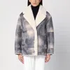 STAND STUDIO LOUISA GREY SHADED ECO SHEEPSKIN