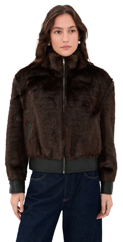 Stand Studio Lula Bomber Jacket Brown