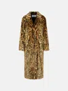 Stand Studio 'marceline' Animal Fur Coat In Brown
