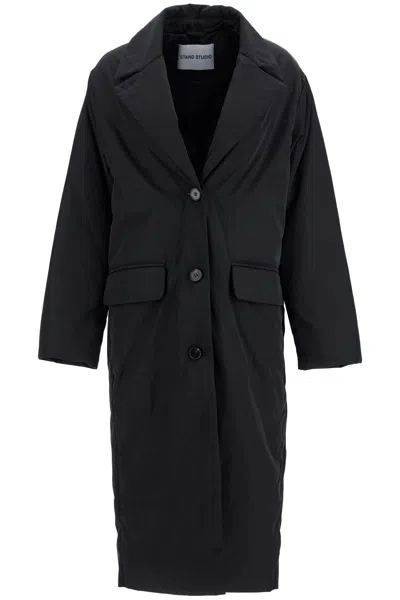 Stand Studio Melita Poly-twill Coat Women In Black