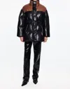 Stand Studio Black Milani Faux-leather Jacket In Black