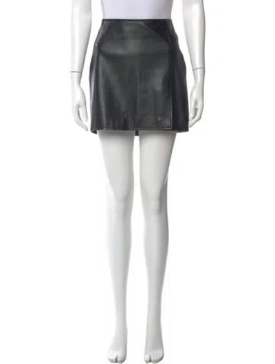 Pre-owned Stand Studio Mini Skirt In Black