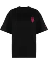 Stand Studio Motif-print Short-sleeve T-shirt In Black