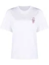 Stand Studio Motif-print Short-sleeve T-shirt In White