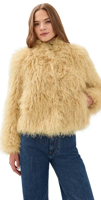 Stand Studio Myra Jacket Beige In Multi