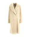 Stand Studio Coats White In Nude