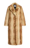 Stand Studio Nora Faux Fur Coat In Animal Print