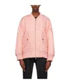 Stand Studio Oversized Bomber Jacket In Pink