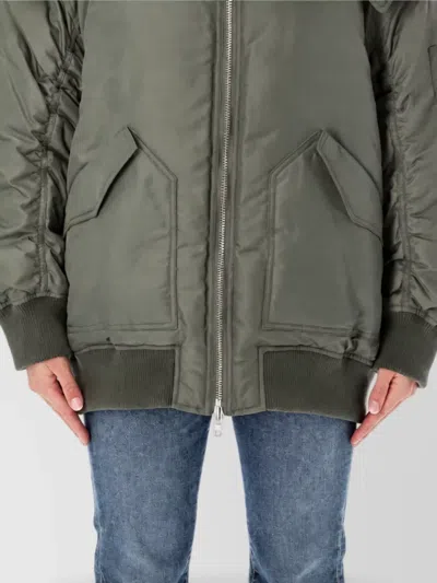 Stand Studio Oversized Puffer Coat In Green