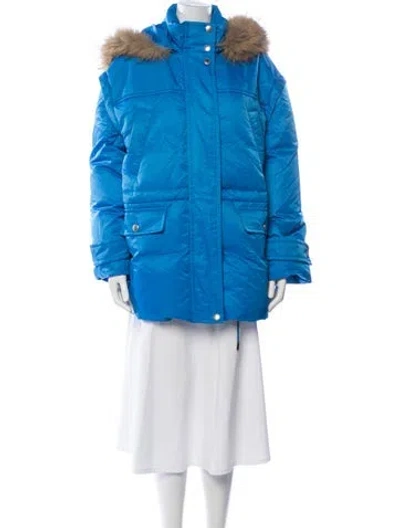 Pre-owned Stand Studio Parka W/ Tags In Blue