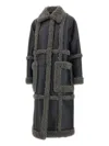 Stand Studio Womens Black Smoke Grey Patrice Patch-pockets Relaxed-fit Faux-leather Coat In Black