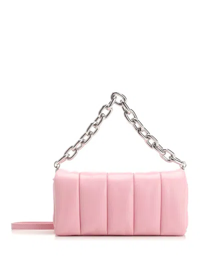 Stand Studio Pink Hera Panel Bag In Rose