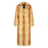 Stand Studio Plush Faux Fur Gradient Coat