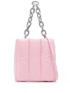 Stand Studio Quilted Chain-link Tote Bag In Pink