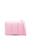 Stand Studio Quilted Leather Satchel Bag In Rosa