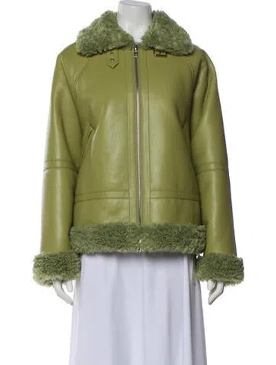 Pre-owned Stand Studio Rind Jacket In Green