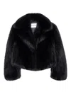 Stand Studio Faux-fur Jacket In Black