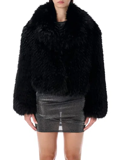 STAND STUDIO STAND STUDIO SAMARA FOX EFFECT FAUX FUR JACKET