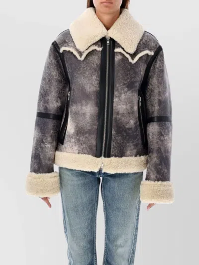 Stand Studio Women's Lessie Faux Shearling Jacket In Multi