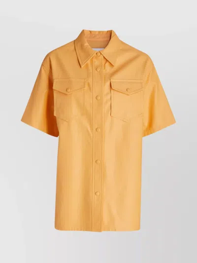 STAND STUDIO SHIRT WITH POCKETS AND COLLARED NECK