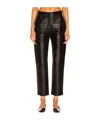 Stand Studio Slant Pocket Casual Pants In Black