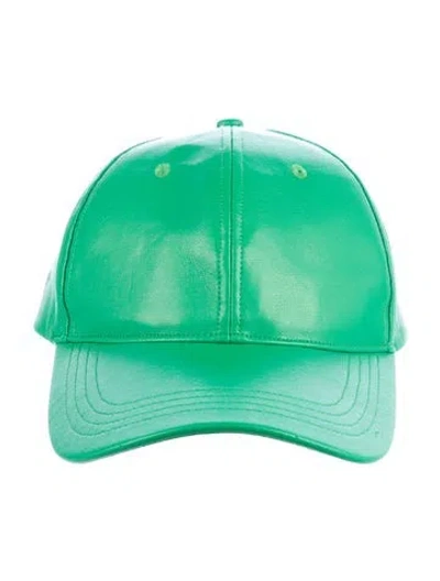 Pre-owned Stand Studio Solid Baseball Hat In Green