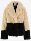 Stand Studio Black & Off-white Jubel Faux-shearling Jacket