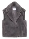 Stand Studio Grey Polyester Jacket In Gray