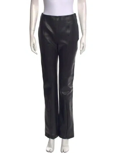 Pre-owned Stand Studio Straight Leg Pants In Black