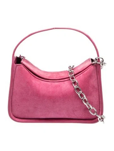 Pre-owned Stand Studio Suede Top Handle Bag In Pink