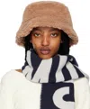 Stand Studio Tan Wera Faux-fur Bucket Hat In 10500 Sand