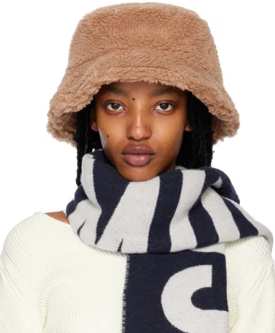 Stand Studio Tan Wera Faux-fur Bucket Hat In 10500 Sand