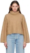 Stand Studio Taupe Britt Turtleneck In 10550 Light Taupe