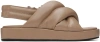 STAND STUDIO TAUPE SPENCER SANDALS