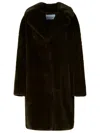 Stand Studio Women's Camille Faux-fur Cocoon Coat In Brown
