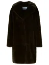 Stand Studio Teddy Camille Brown Faux Fur Jacket In Brown