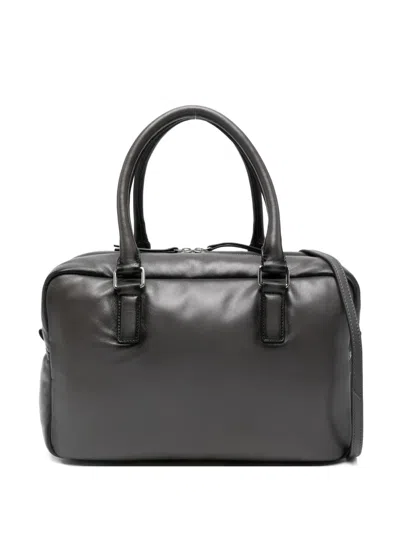 Stand Studio Top-handle Zip Tote Bag In Gray