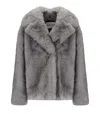 Stand Studio Valentina Pigeon Grey Jacket In Gray