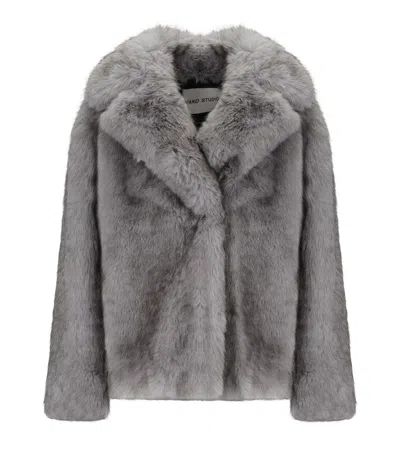 STAND STUDIO VALENTINA PIGEON GREY JACKET