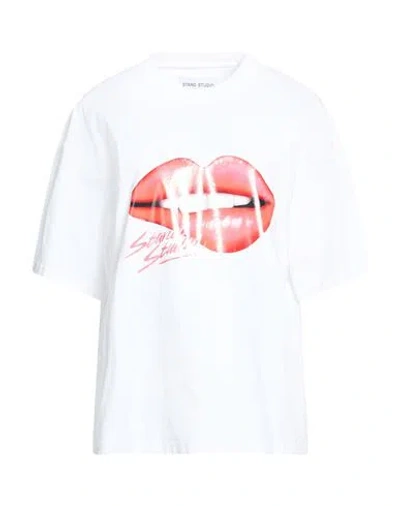 Stand Studio Woman T-shirt White Size L Organic Cotton