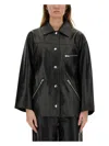 Stand Studio Black Elisia Leather Jacket In Black