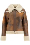 Stand Studio Lessie Faux Shearling Jacket In Brown