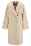 Stand Studio Coats White In Beige