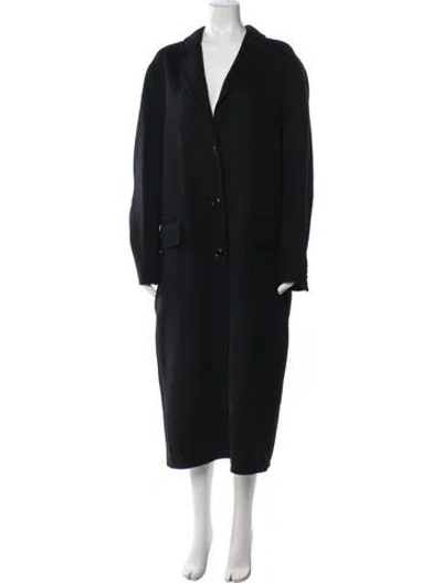 Pre-owned Stand Studio Wool Coat In Black