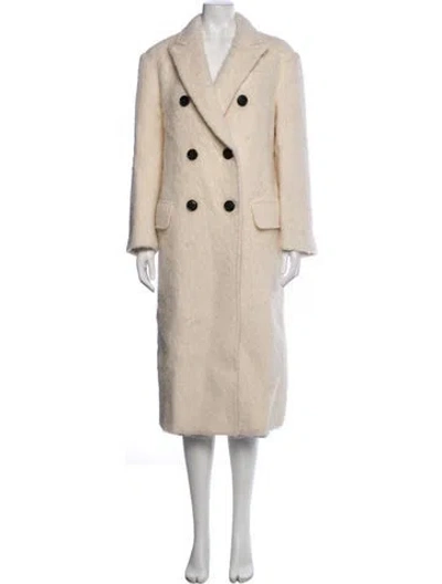 Pre-owned Stand Studio Wool Coat In Neutrals